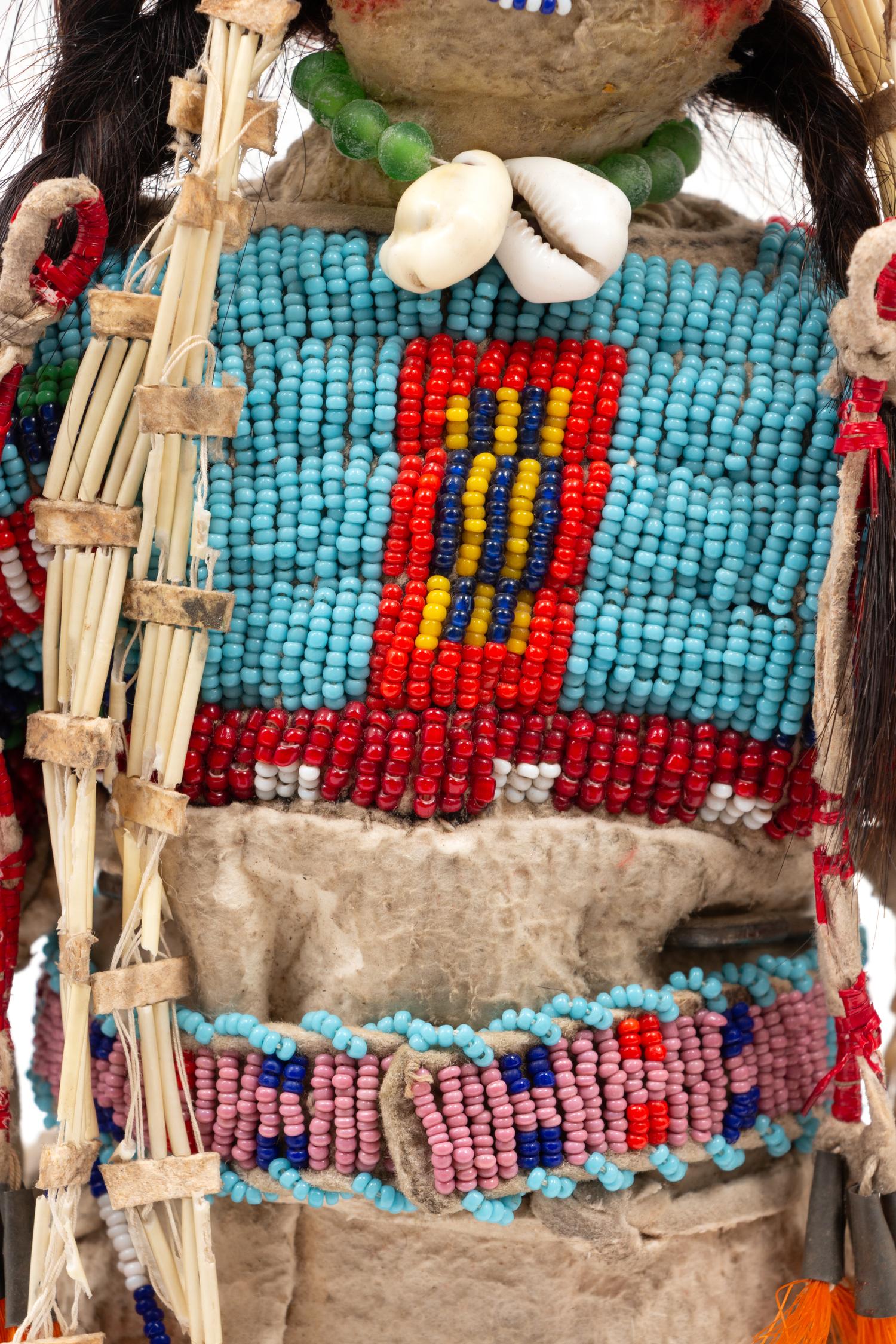 Cheyenne / Arapaho Beaded Hide Doll