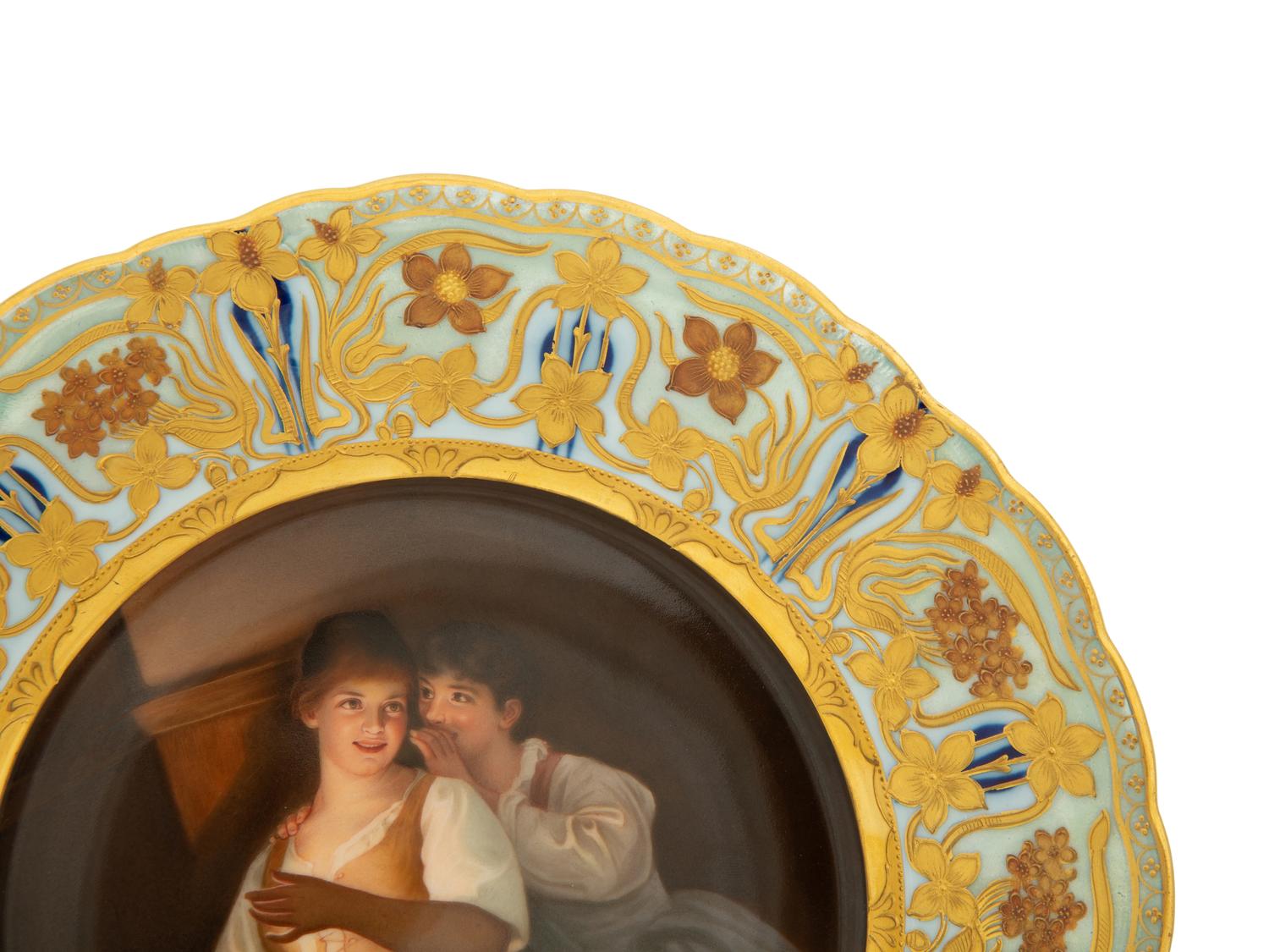 A Vienna Porcelain Cabinet Plate — 19TH CENTURY