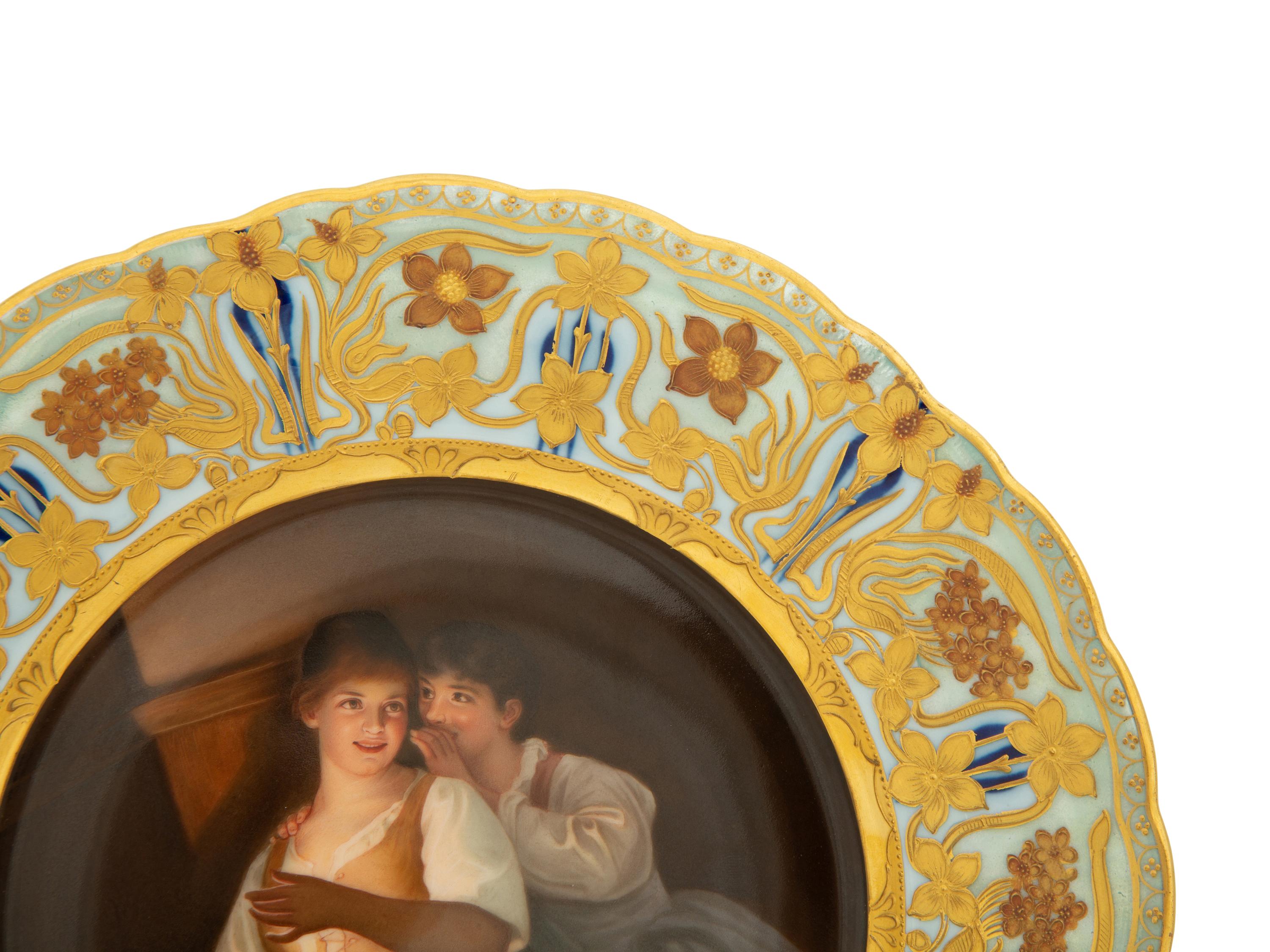 A Vienna Porcelain Cabinet Plate — 19TH CENTURY