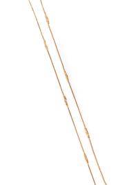 HIGH KARAT YELLOW GOLD LONGCHAIN NECKLACE
