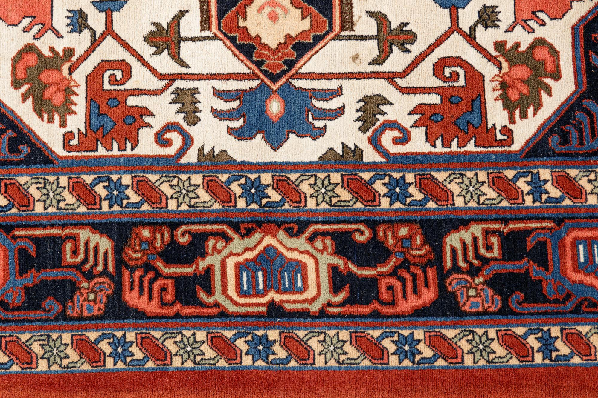 A Heriz Wool Rug