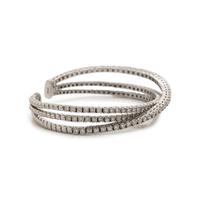WHITE GOLD AND DIAMOND CUFF BRACELET
