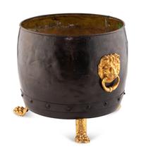 A Georgian Style Gilt Metal Mounted Jardiniere