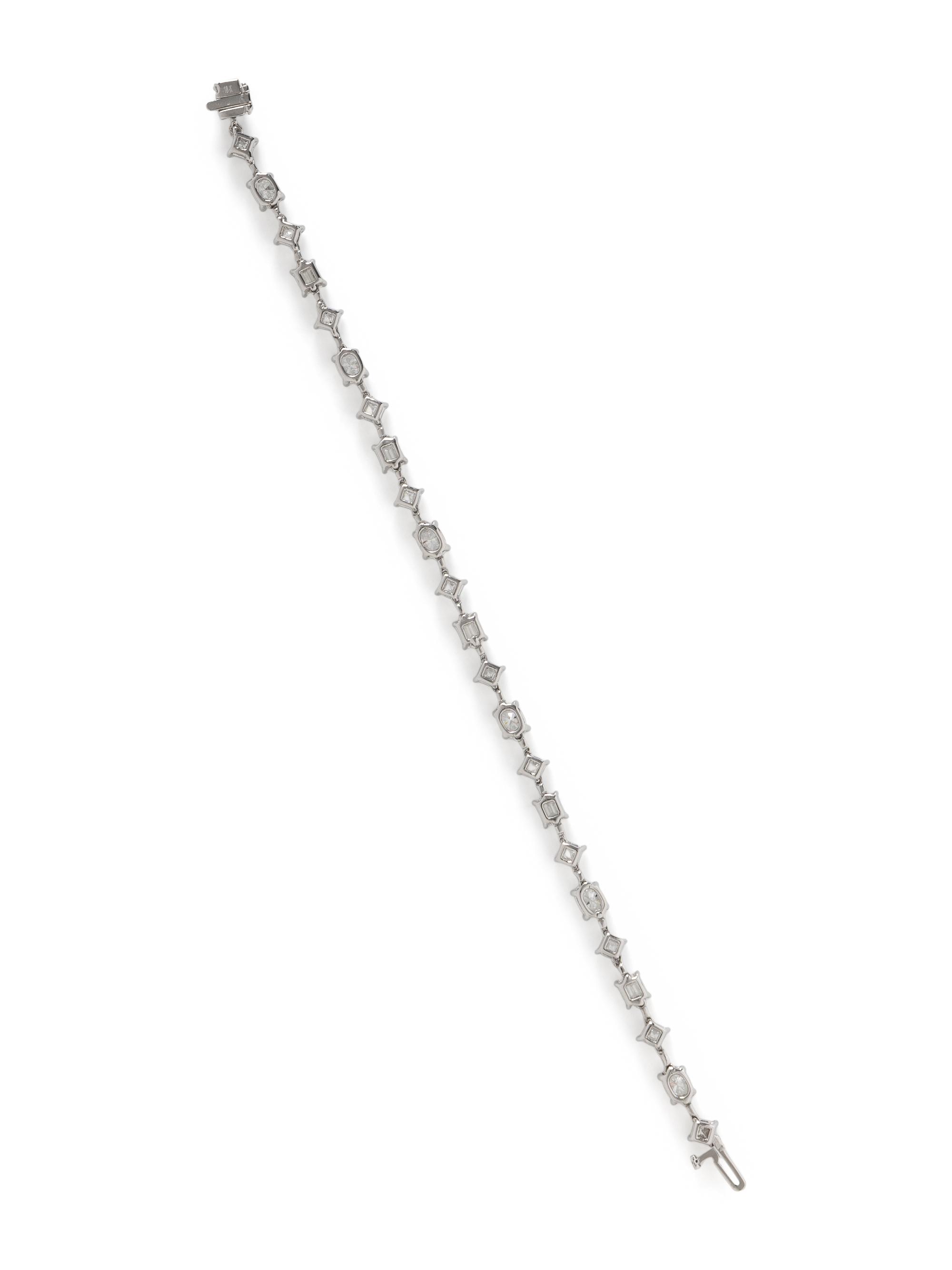 WHITE GOLD AND DIAMOND BRACELET