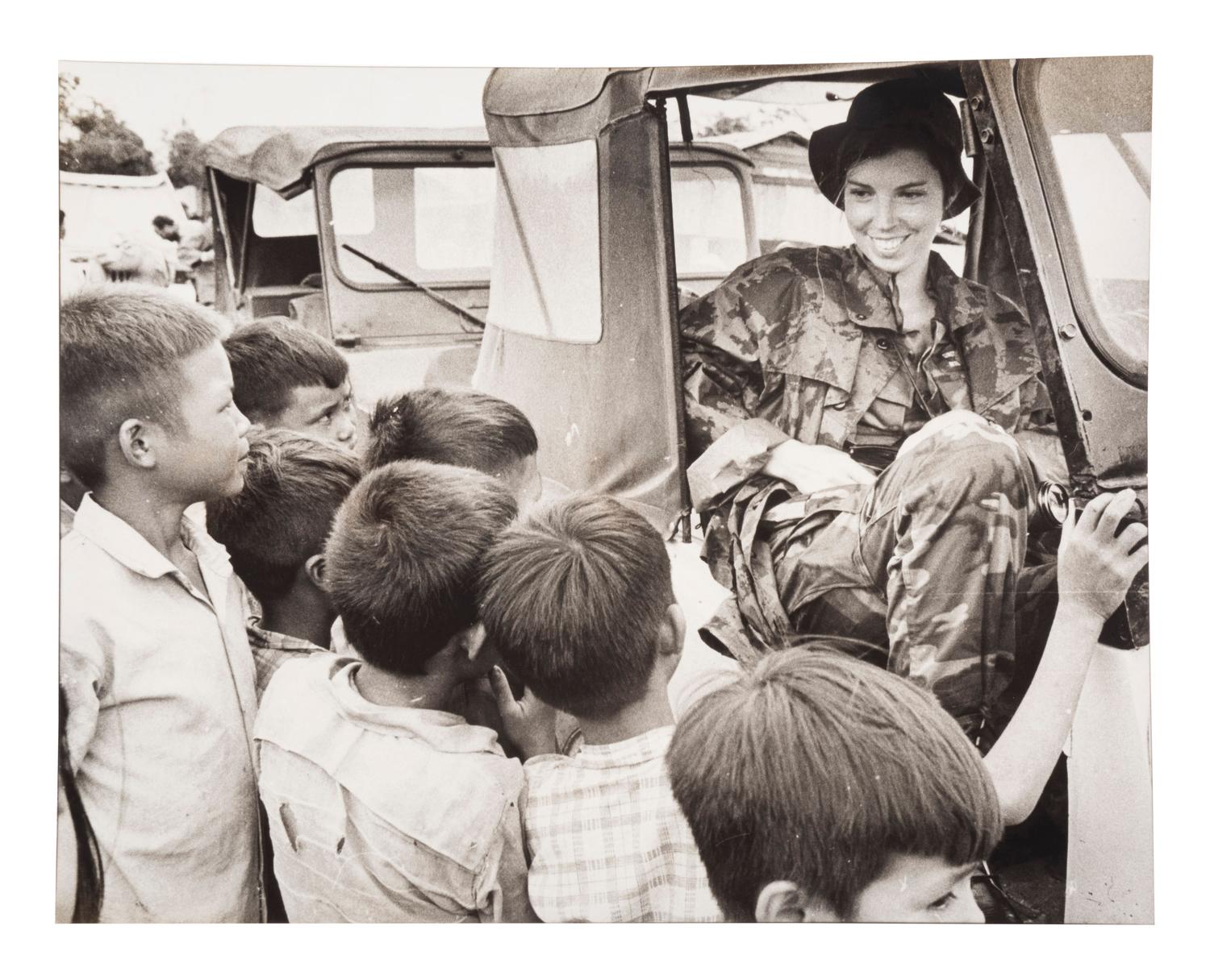 [VIETNAM WAR] - [WOMEN]. Vietnam War-era papers of Pulitzer Prize-winning combat journalist Tracy A. Wood (1943-2020), including documents related to the 1973 release of American POWs in Hanoi.