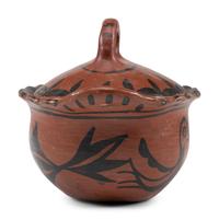 San Ildefonso Pottery Bean Jar