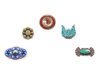 Five Brooches