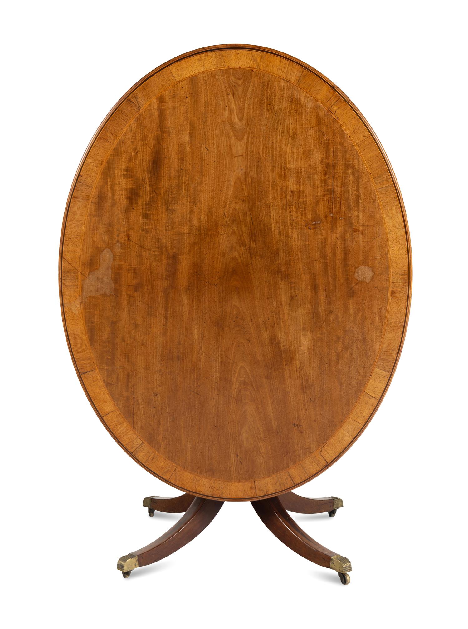 A Regency Mahogany Breakfast Table