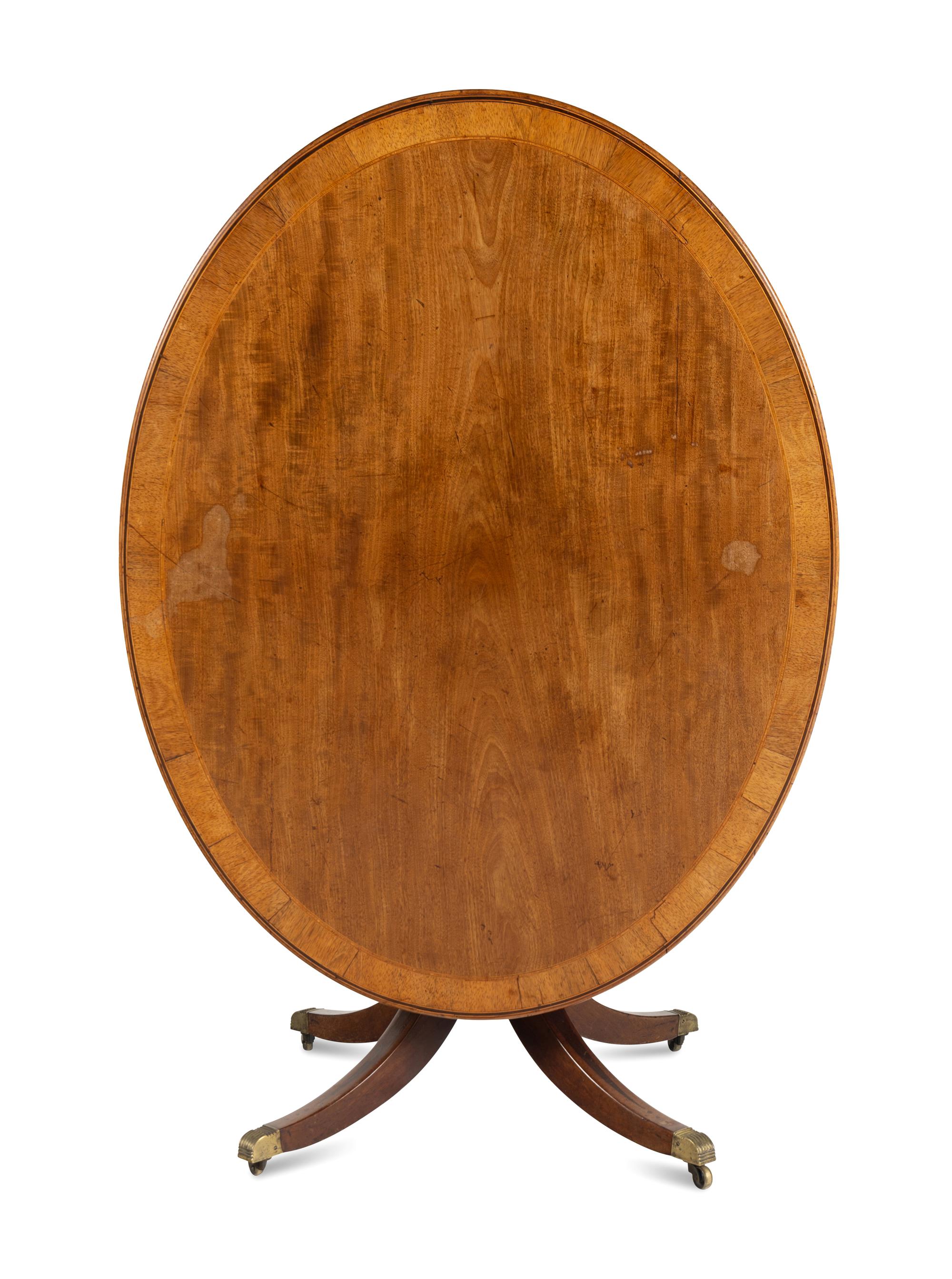 A Regency Mahogany Breakfast Table