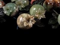 25 Chinese Jade and Hardstone Models of Fruits