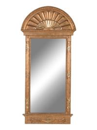 A Swedish Giltwood Console Table and Mirror