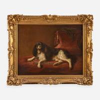Manner of Sir Edwin Henry Landseer (British, 1802–1873) Portrait of a Reclining Spaniel