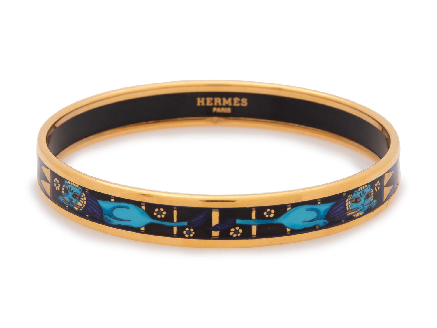 An Hermès Narrow Enameled Bracelet, 2000s