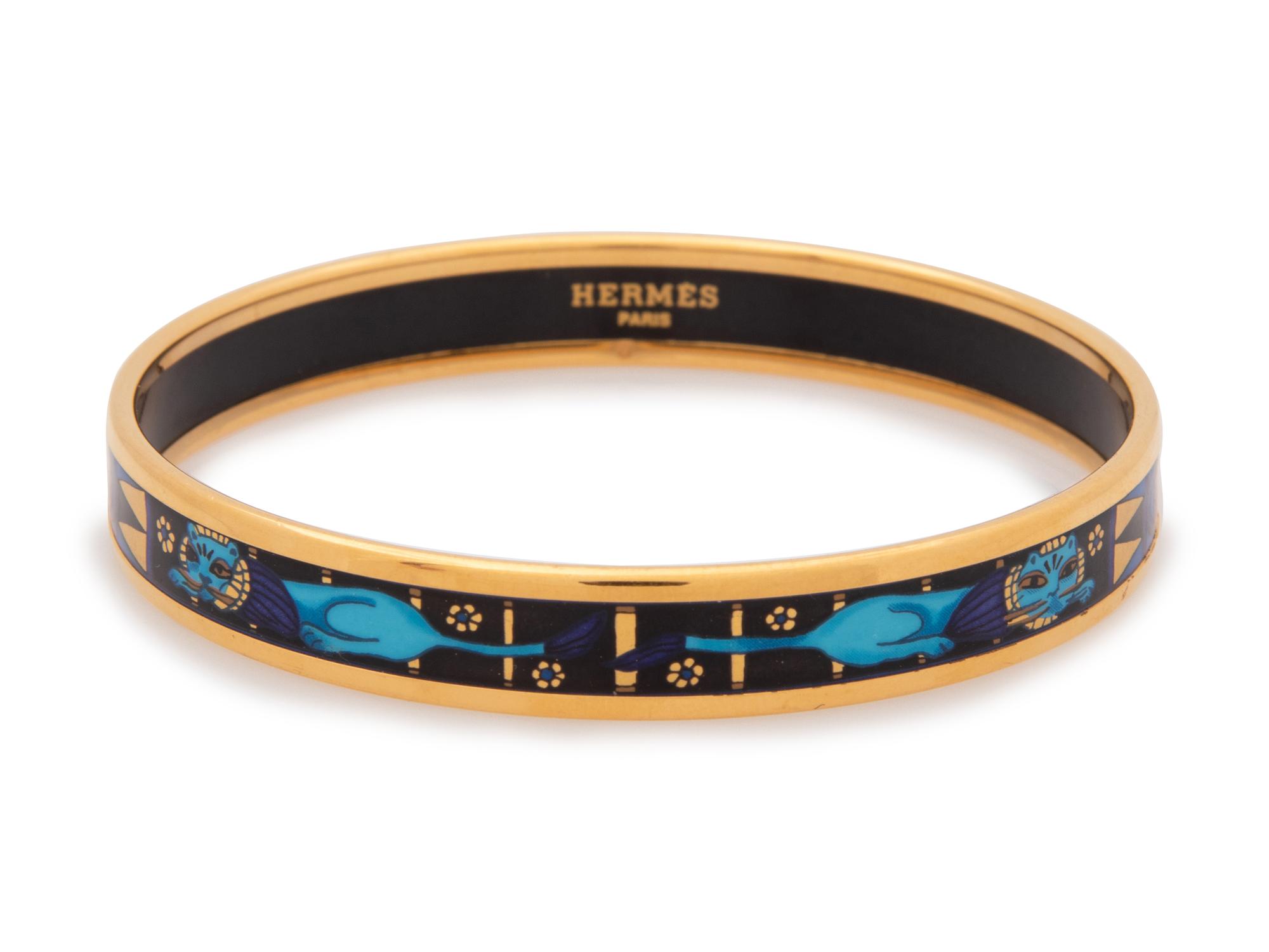 An Hermès Narrow Enameled Bracelet, 2000s
