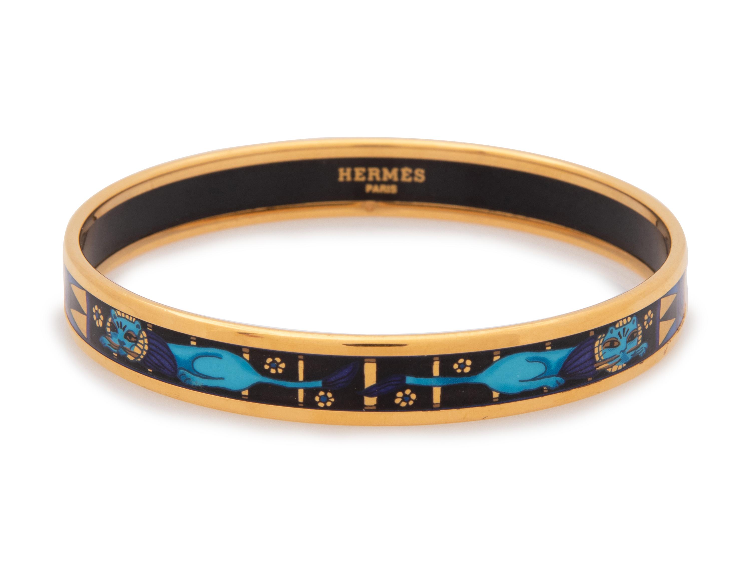 An Hermès Narrow Enameled Bracelet, 2000s