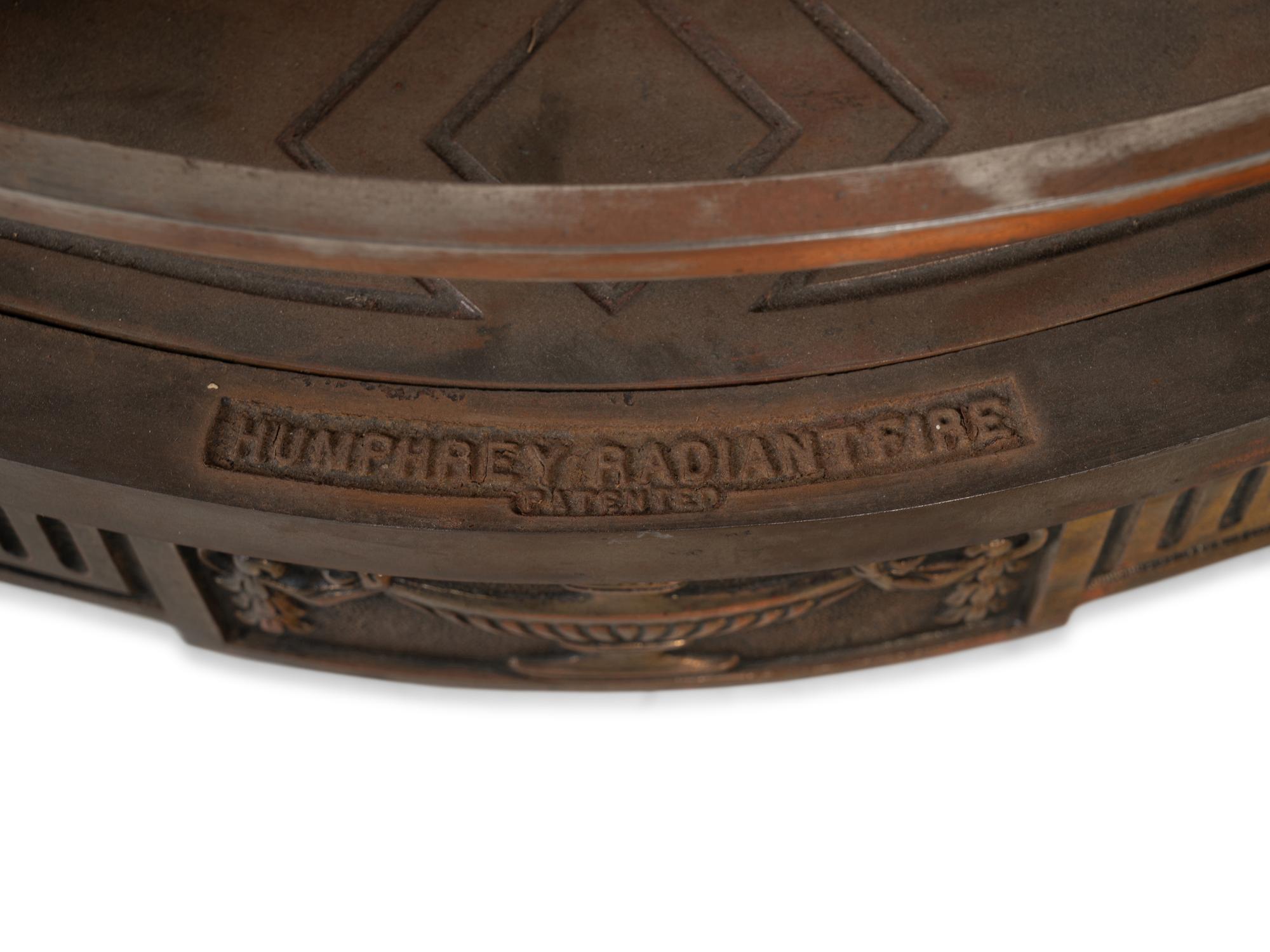 A Humphrey Radiantfire Fireplace Grate