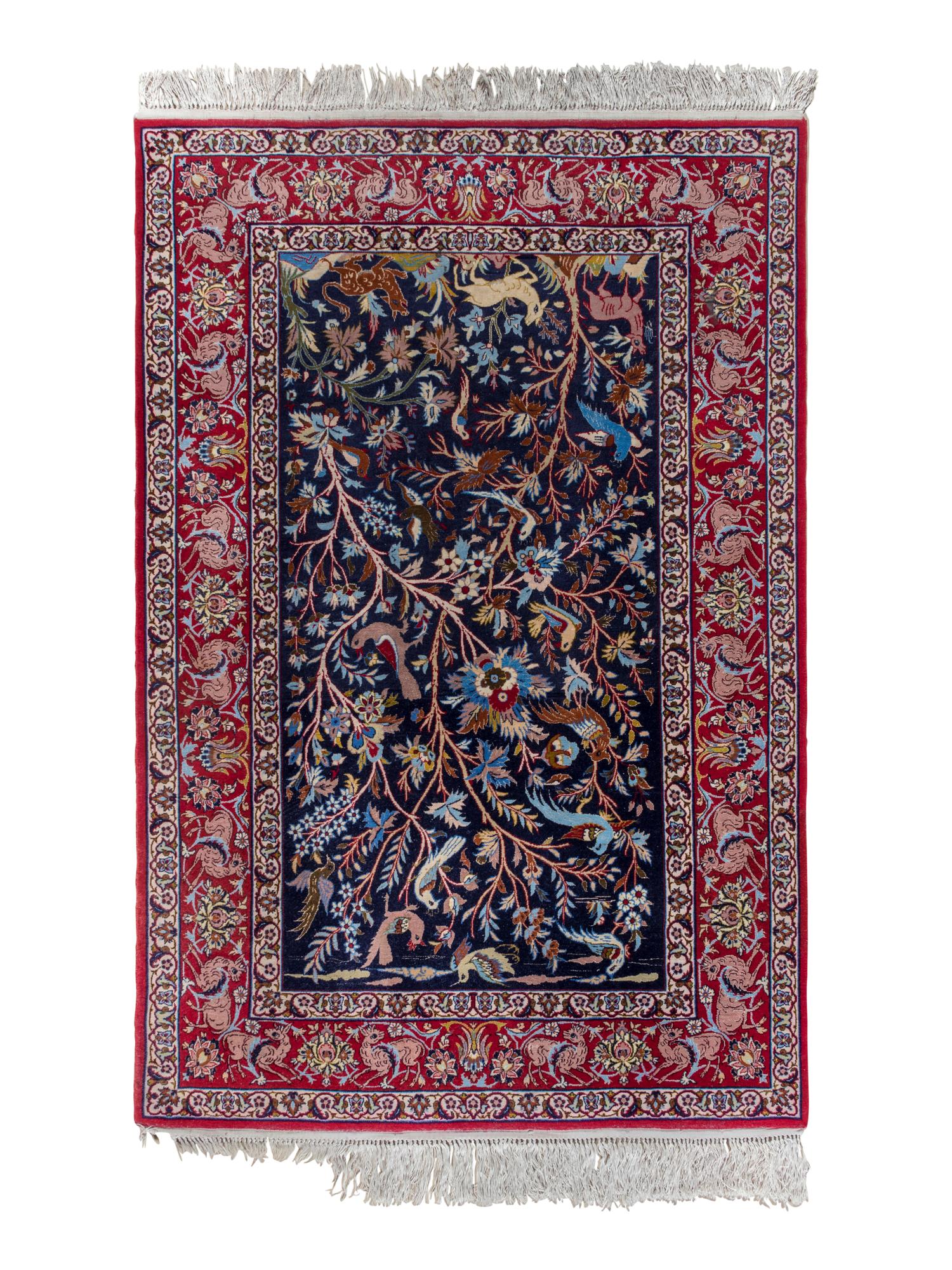 An Isfahan Wool Rug