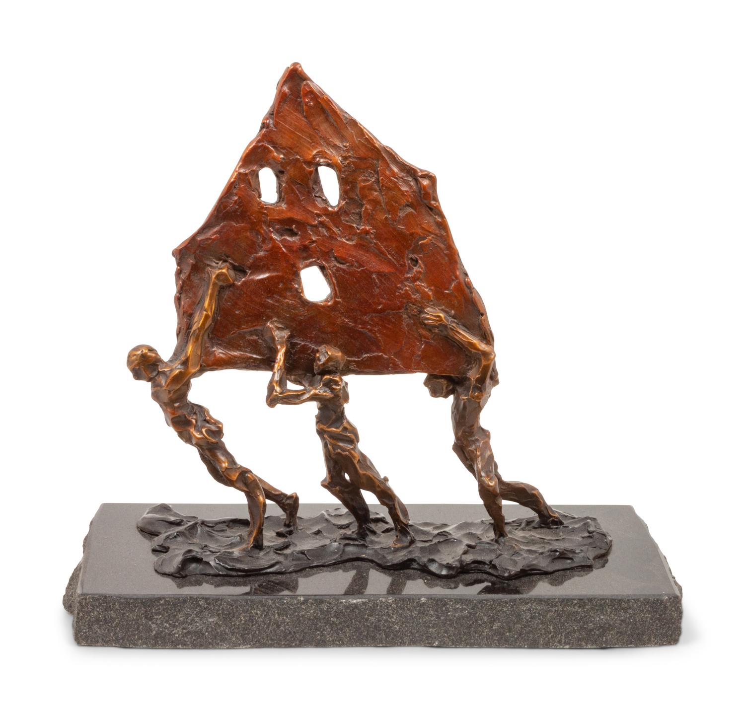 Two Untitled Bronze Sculptures