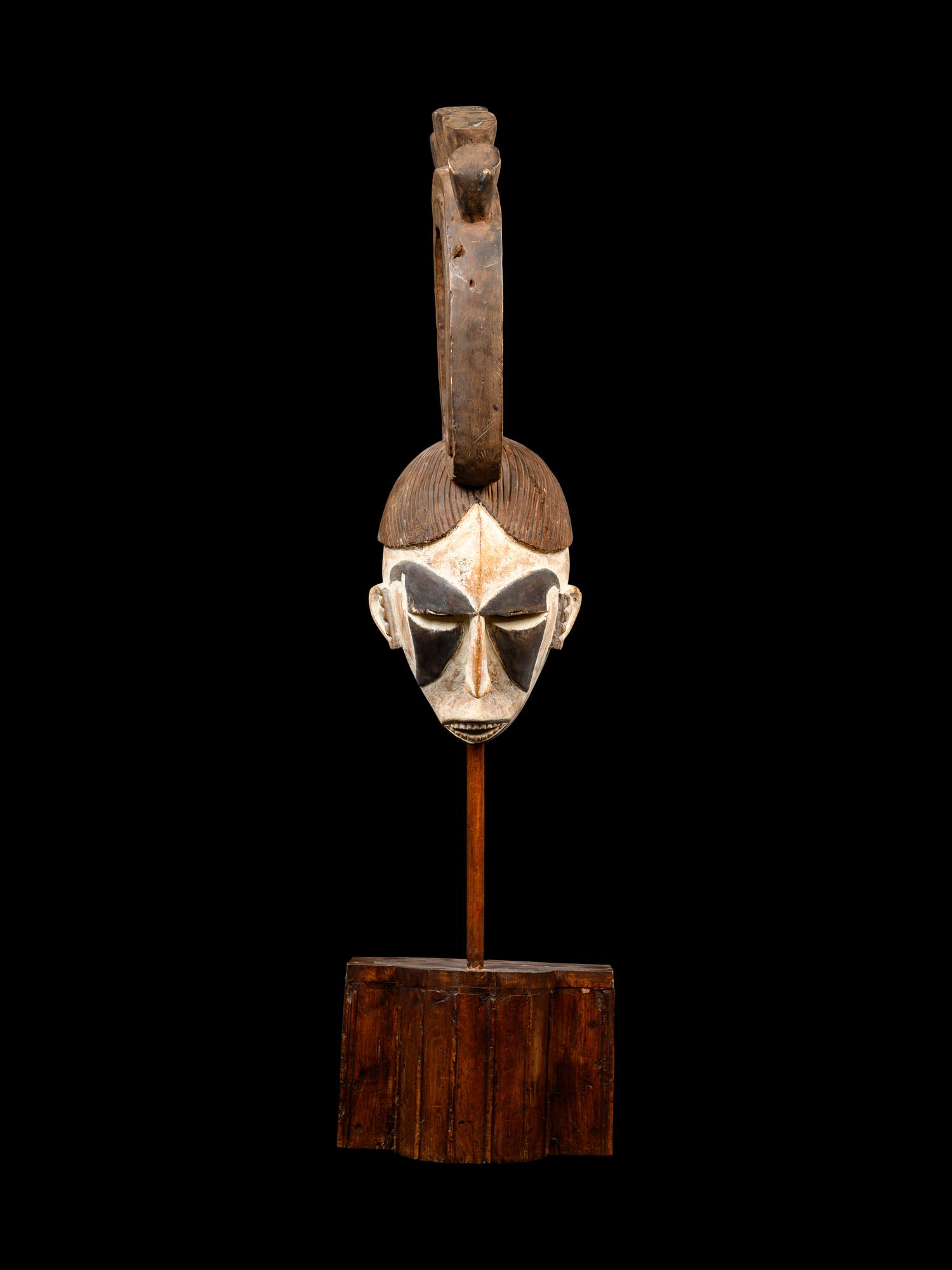 An Igbo Mask with White Pigment
