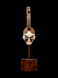 An Igbo Mask with White Pigment