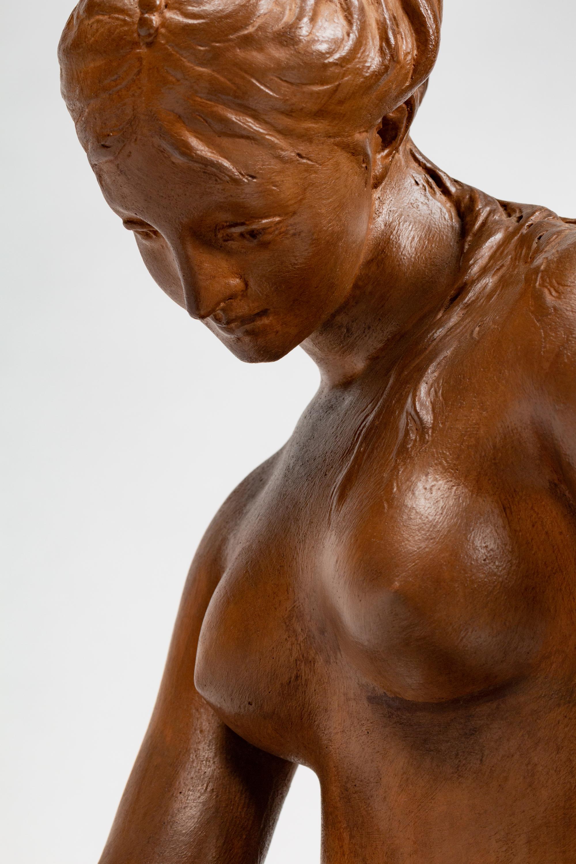 A Large French Terracotta Figure of a Water Carrier — SIGNED MARIO ARTHUR, PARIS, LATE 19TH CENTURY