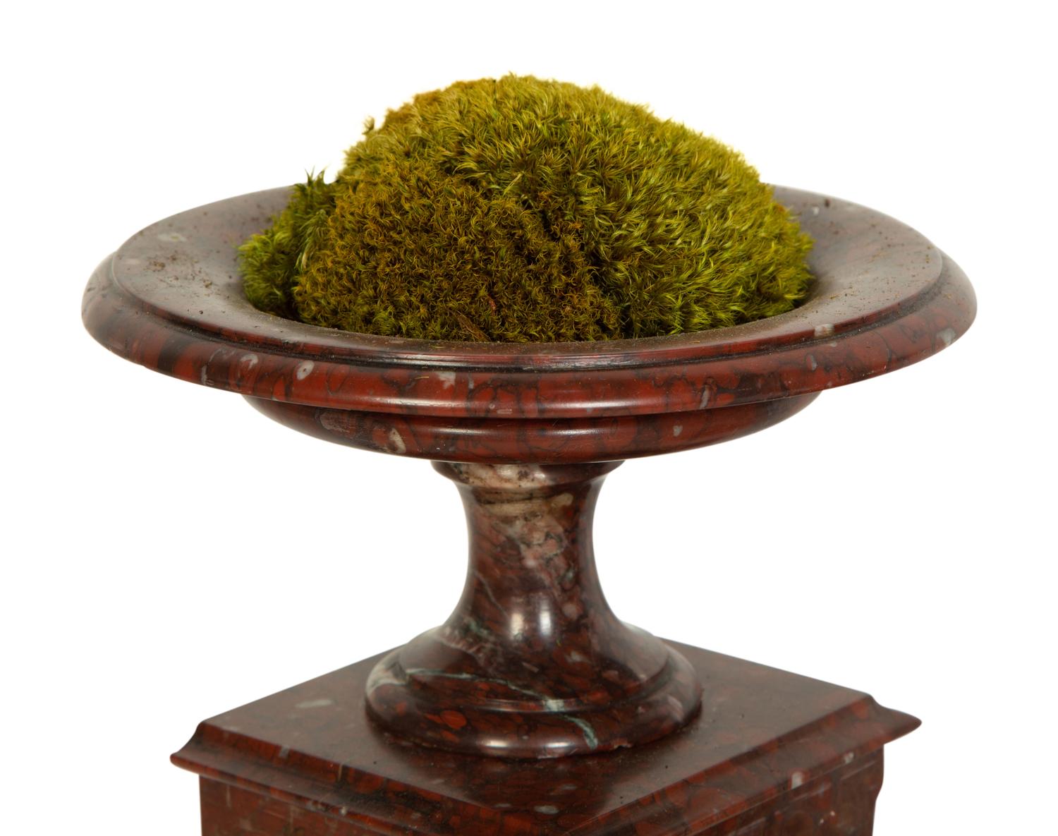 A Pair of French Marble Urn Ornaments