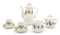 A 27-Piece Royal Worcester Porcelain Demitasse Set — 20TH CENTURY