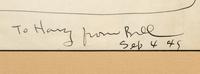 Untitled (To Harry from Bill)
