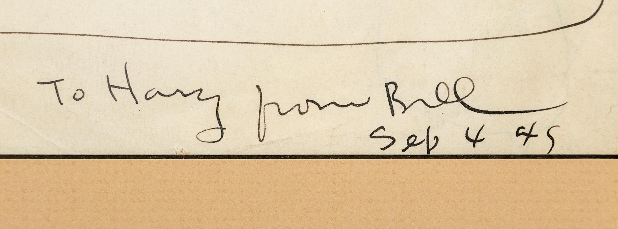 Untitled (To Harry from Bill)
