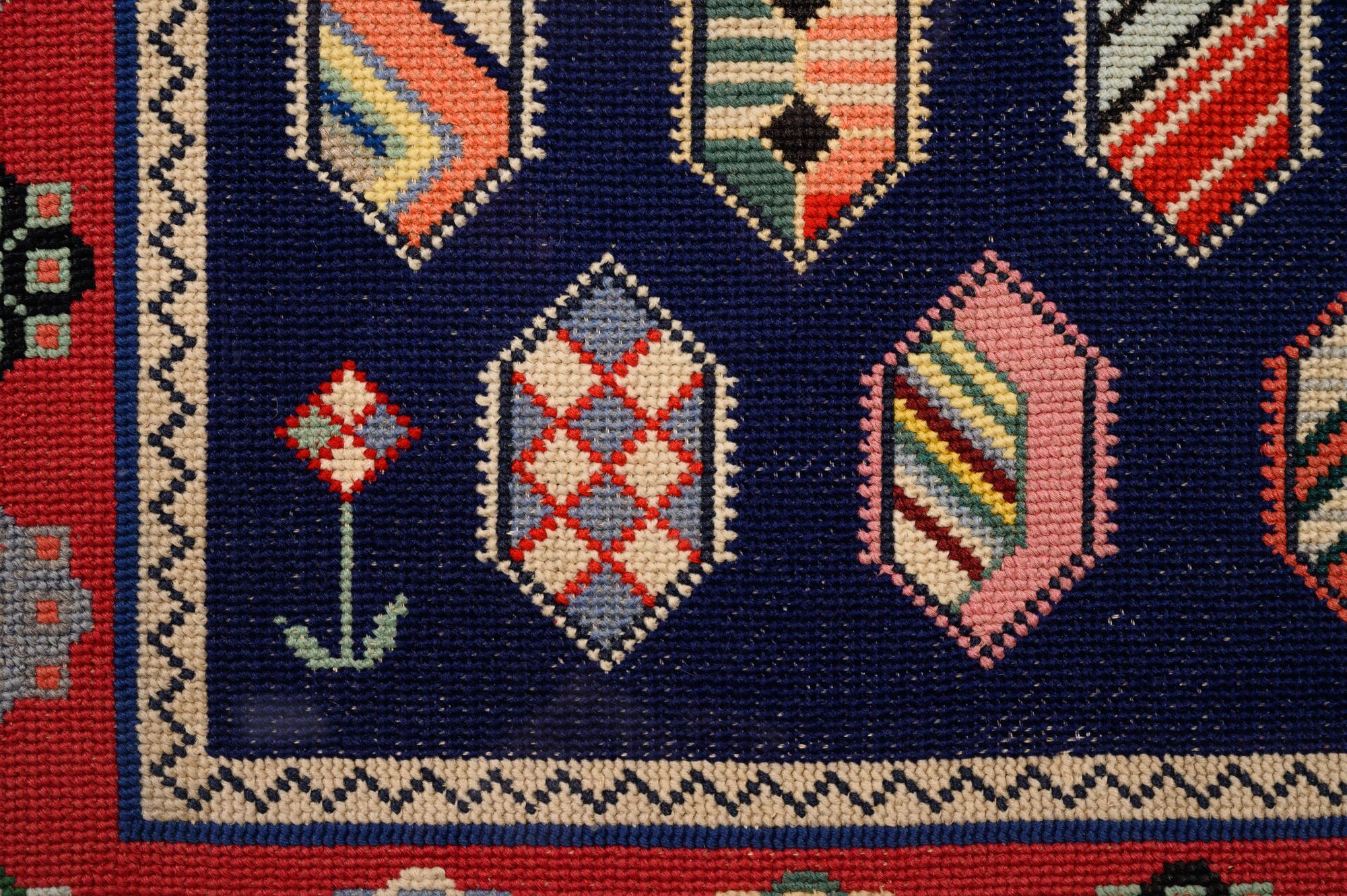 A Decorative Needlepoint Panel