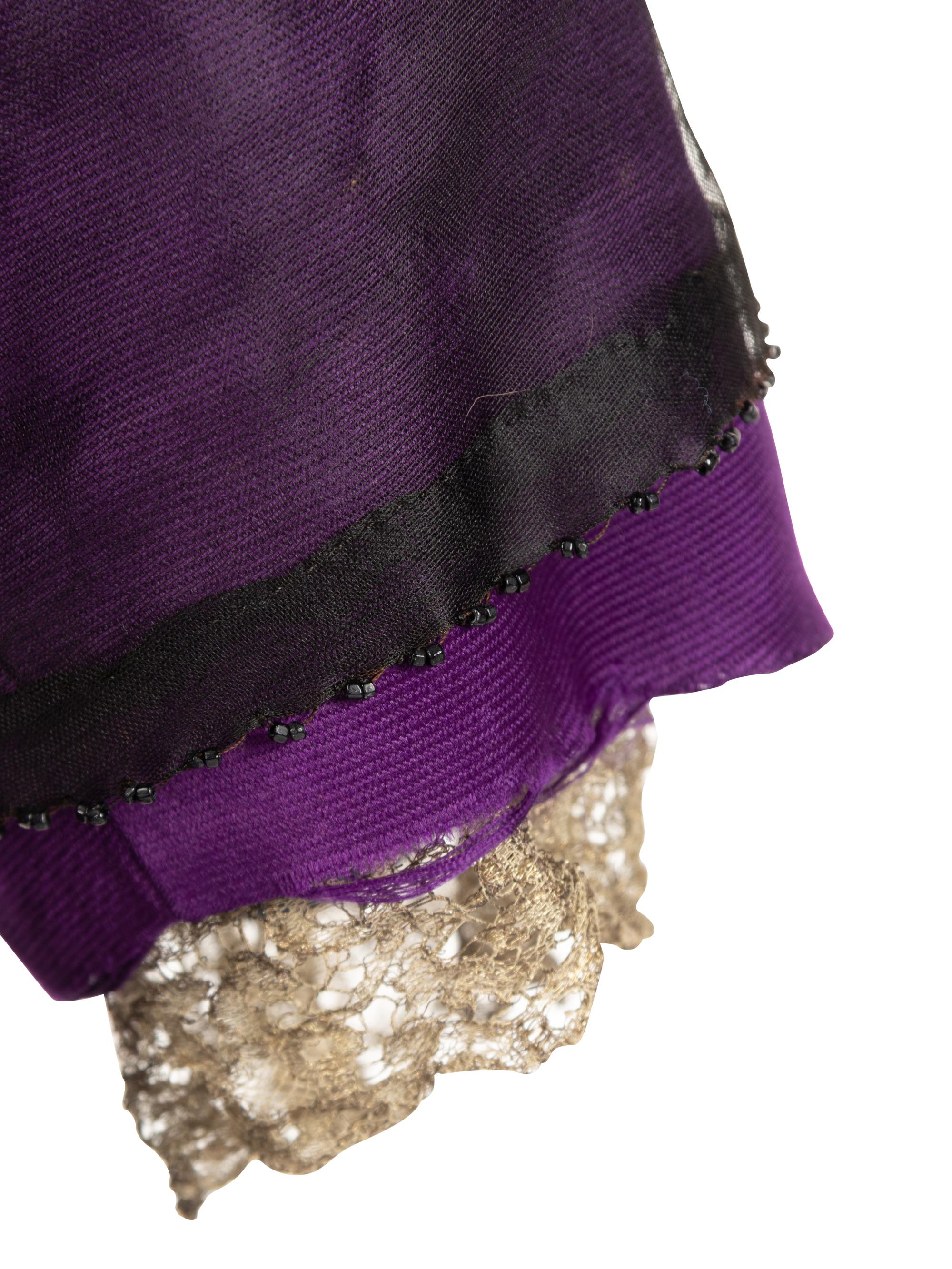Two 1910s items: One Linen Duster, One Evening Dress