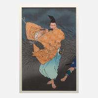Tsukioka Yoshitoshi 月岡芳年 浮世绘一幅 (Japanese b.1839-d.1892)