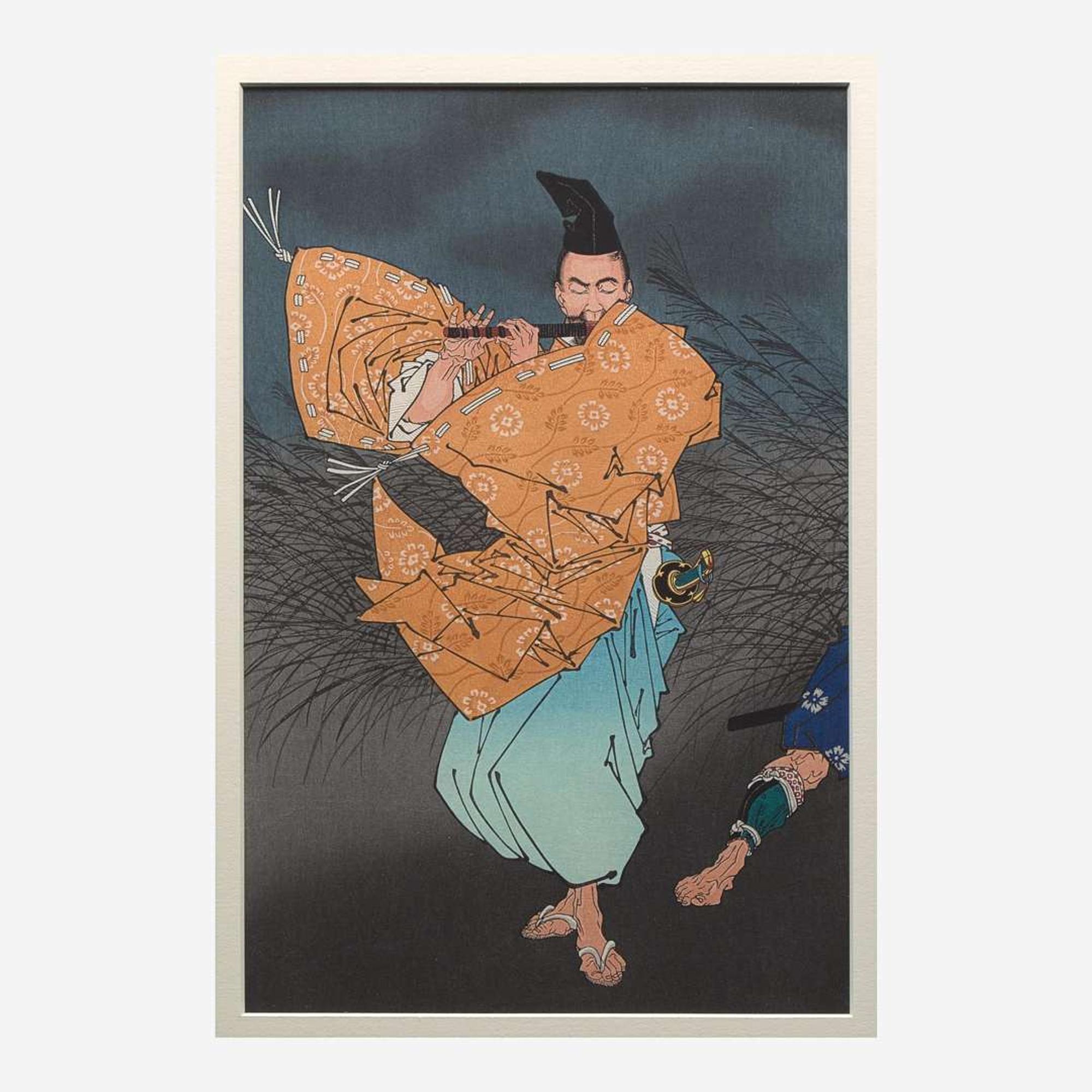 Tsukioka Yoshitoshi 月岡芳年 浮世绘一幅 (Japanese b.1839-d.1892)