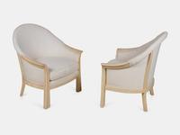 A Pair of Armchairs, Model MF208-217 Produced by Interior Crafts, USA