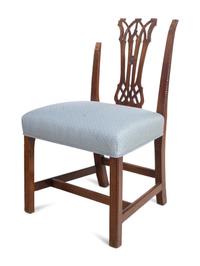 A Set of Eight George III Style Mahogany Dining Chairs