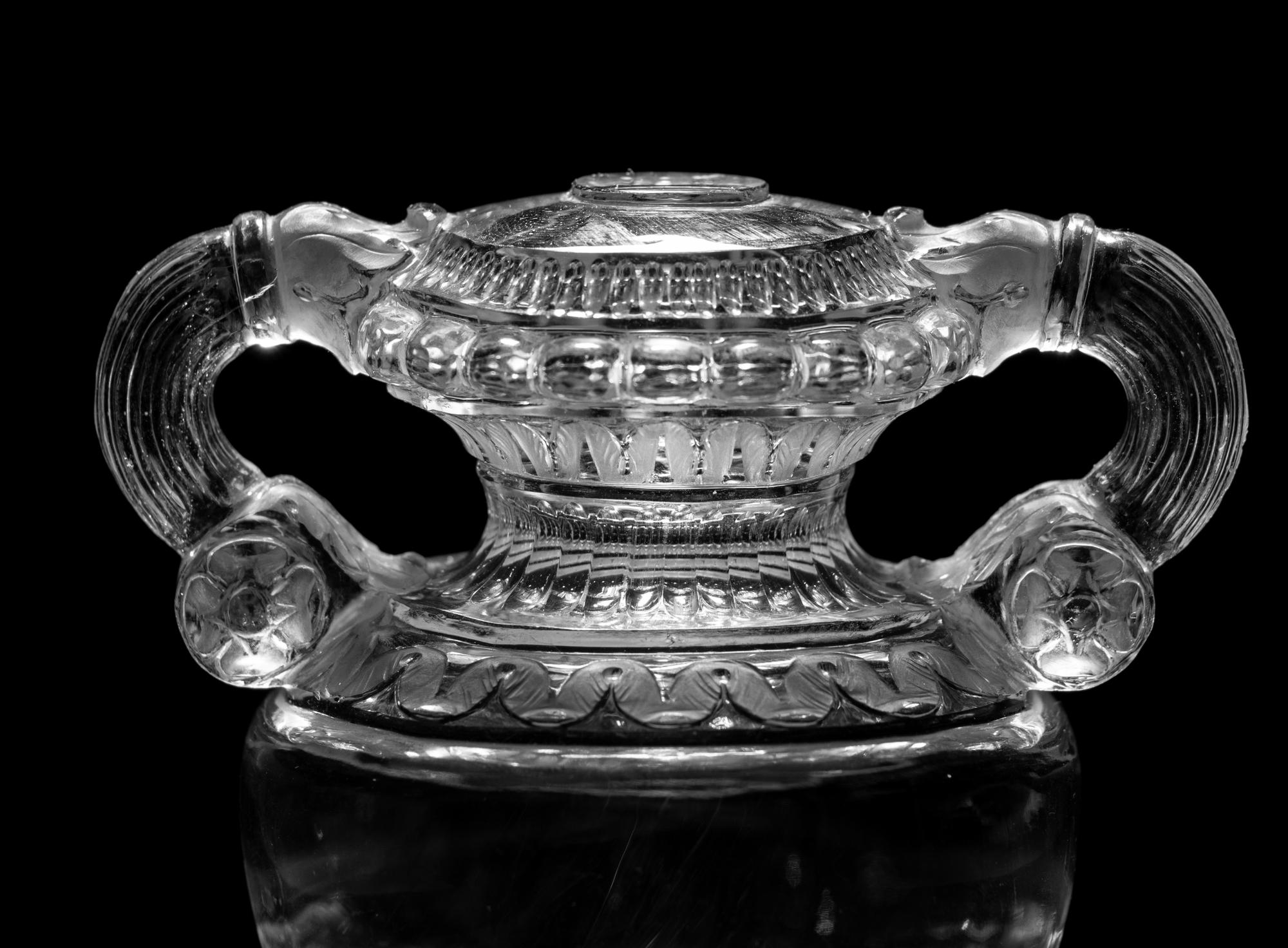 A Russian Carved Quartz Urn-Form Seal