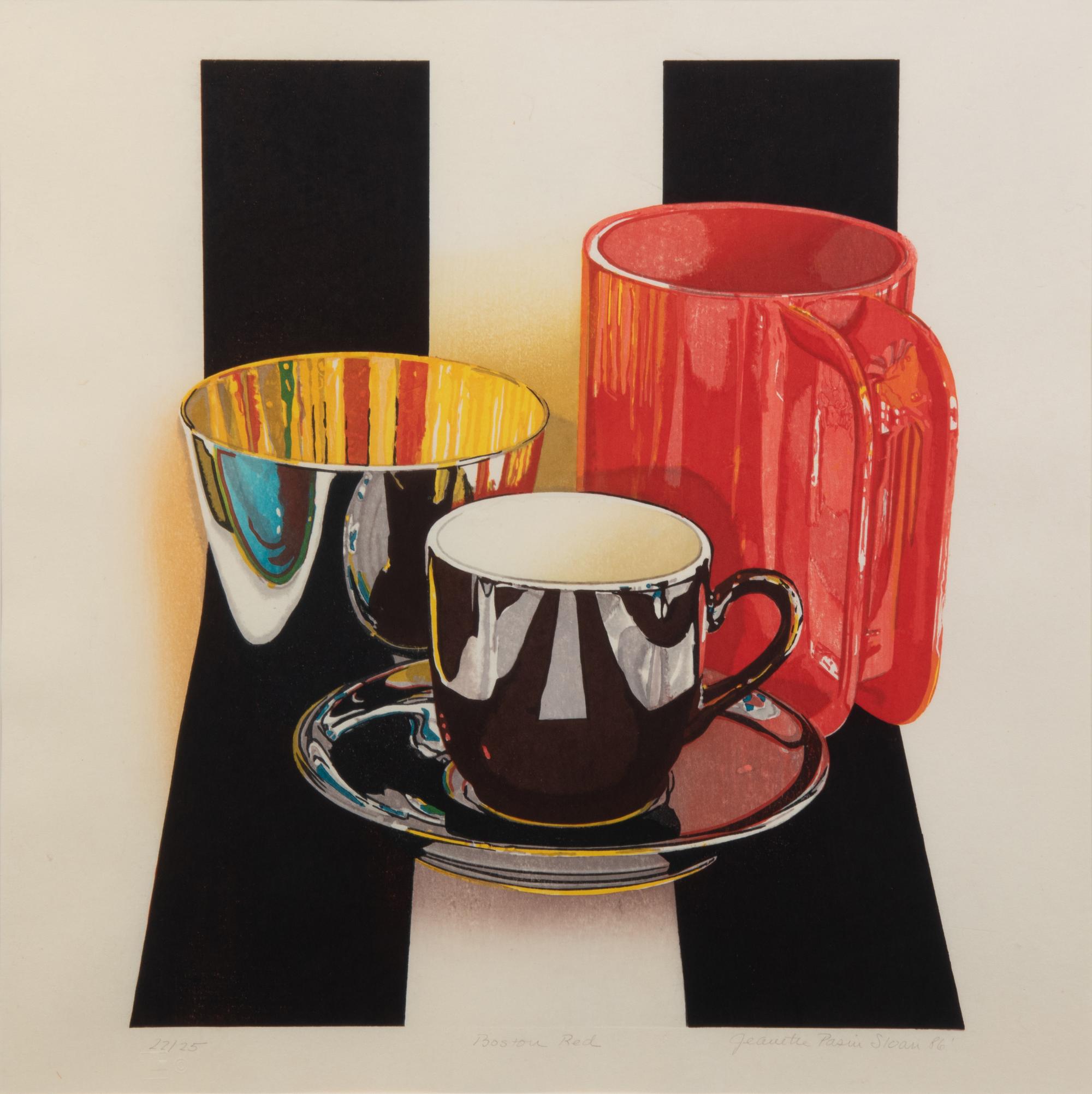 Binary, Boston Red, Sergeant First Class State I, and Sergeant First Class ( a group of four works)