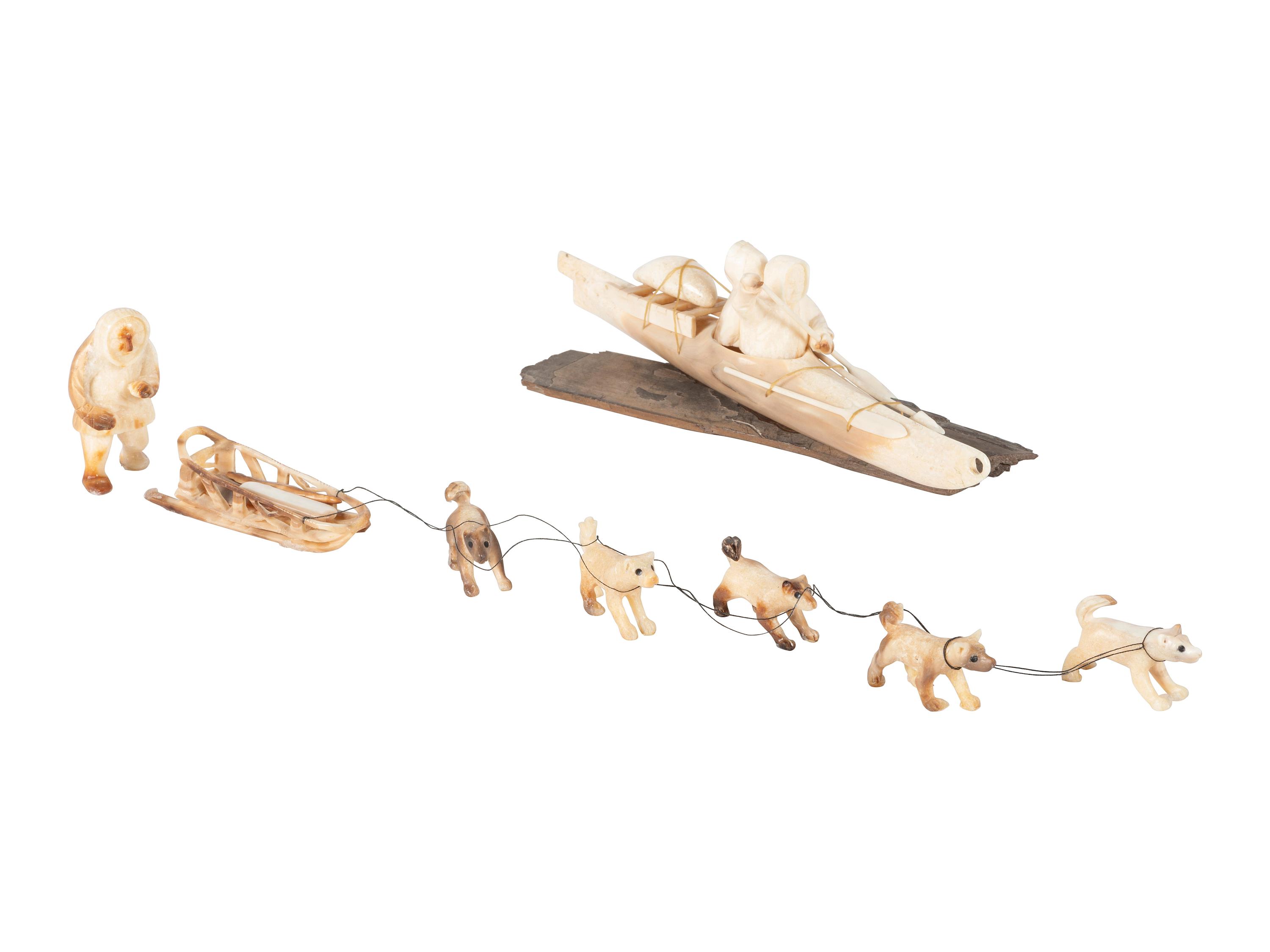 Inupiaq Carvings of Arctic Life