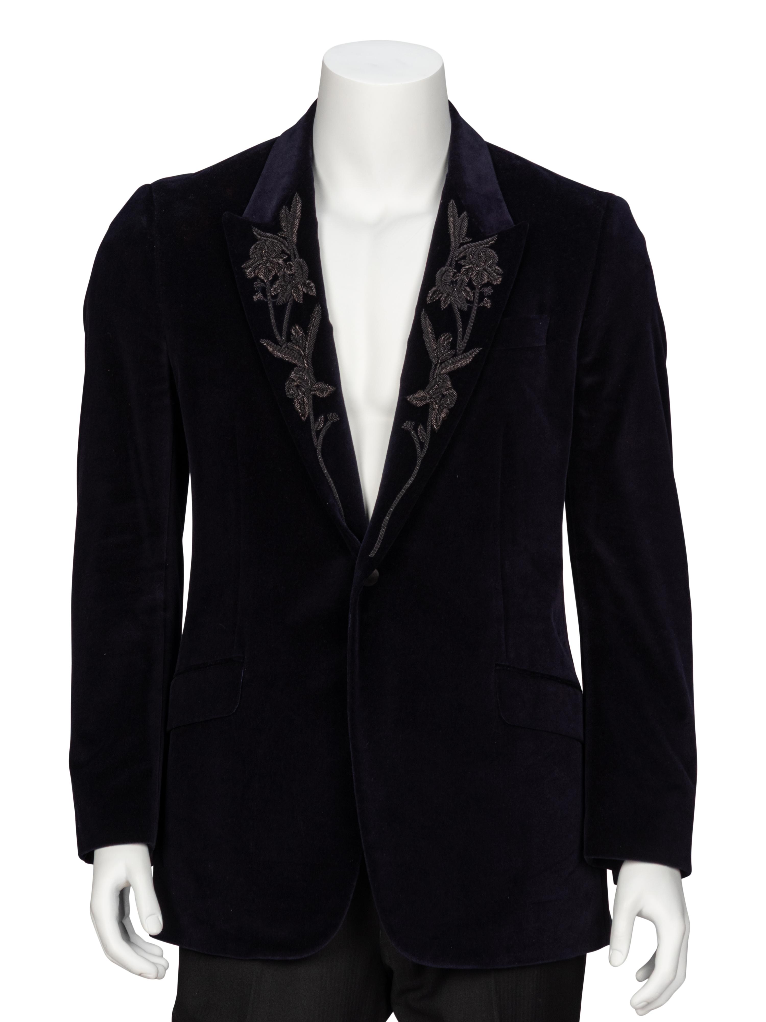 Alexander McQueen, Velvet Embellished Blazer