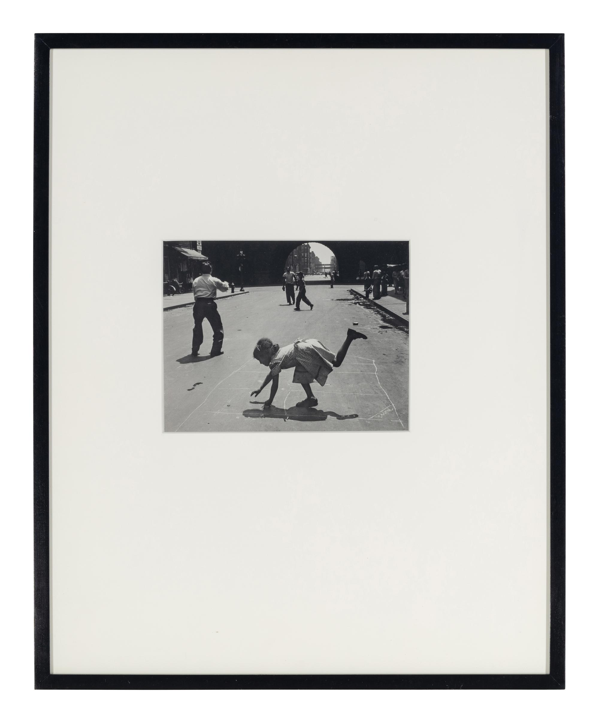 Walter Rosenblum (1919-2006) Hopscotch, 105th Street, New York City,1952