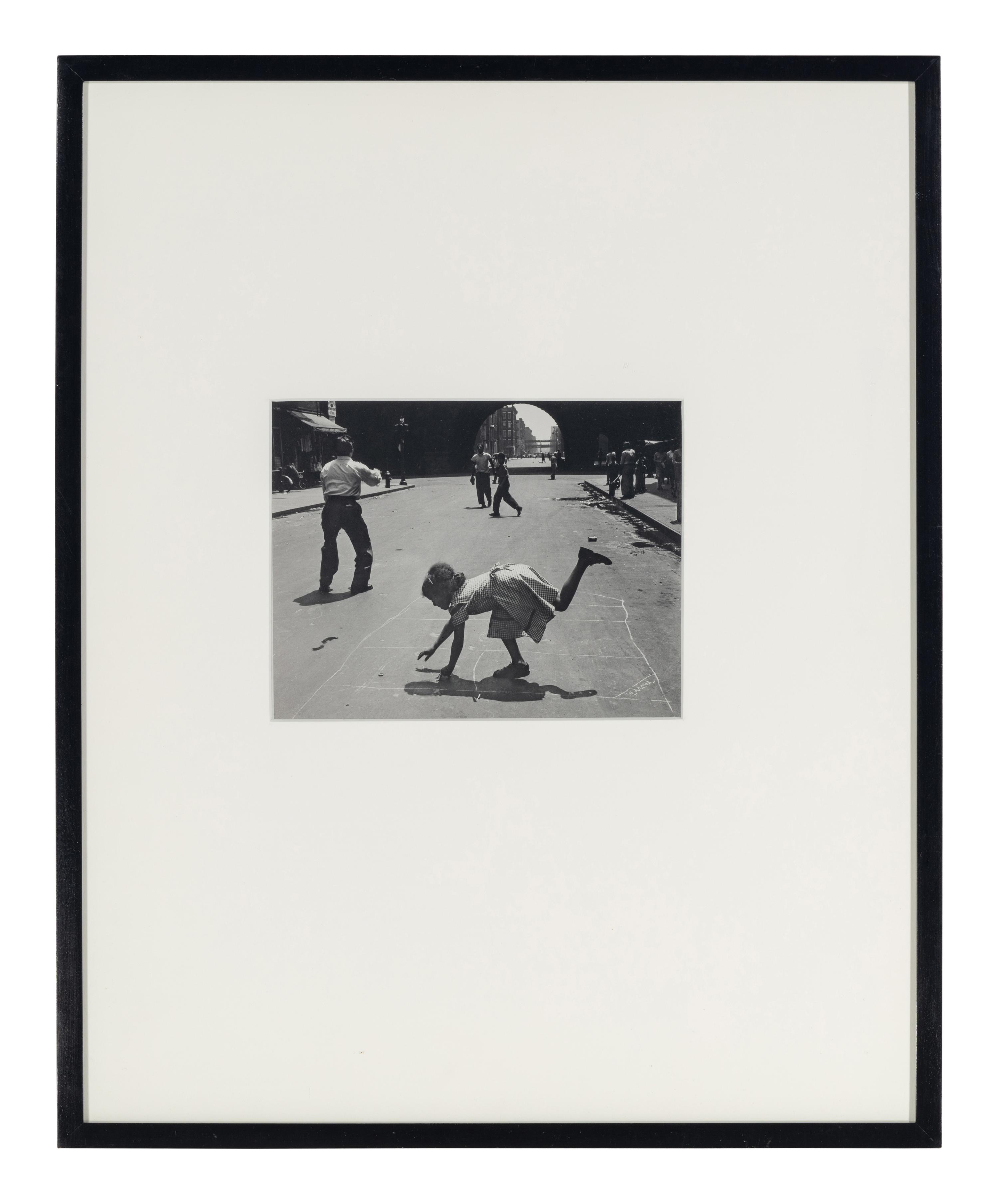 Walter Rosenblum (1919-2006) Hopscotch, 105th Street, New York City,1952