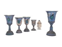 Six Pieces of Judaica Silver