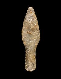 A Neolithic Flint "Toy" Fishtail Dagger