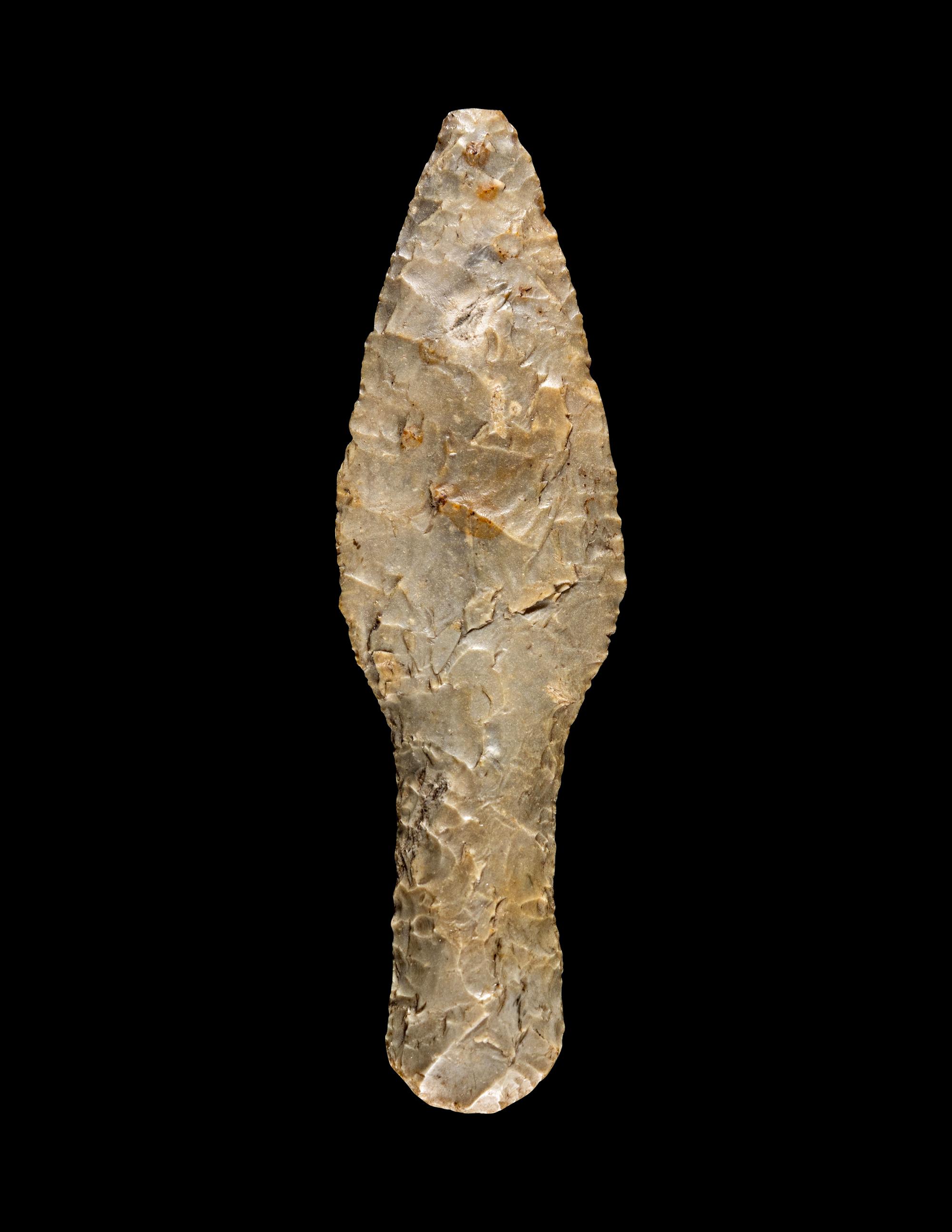 A Neolithic Flint "Toy" Fishtail Dagger
