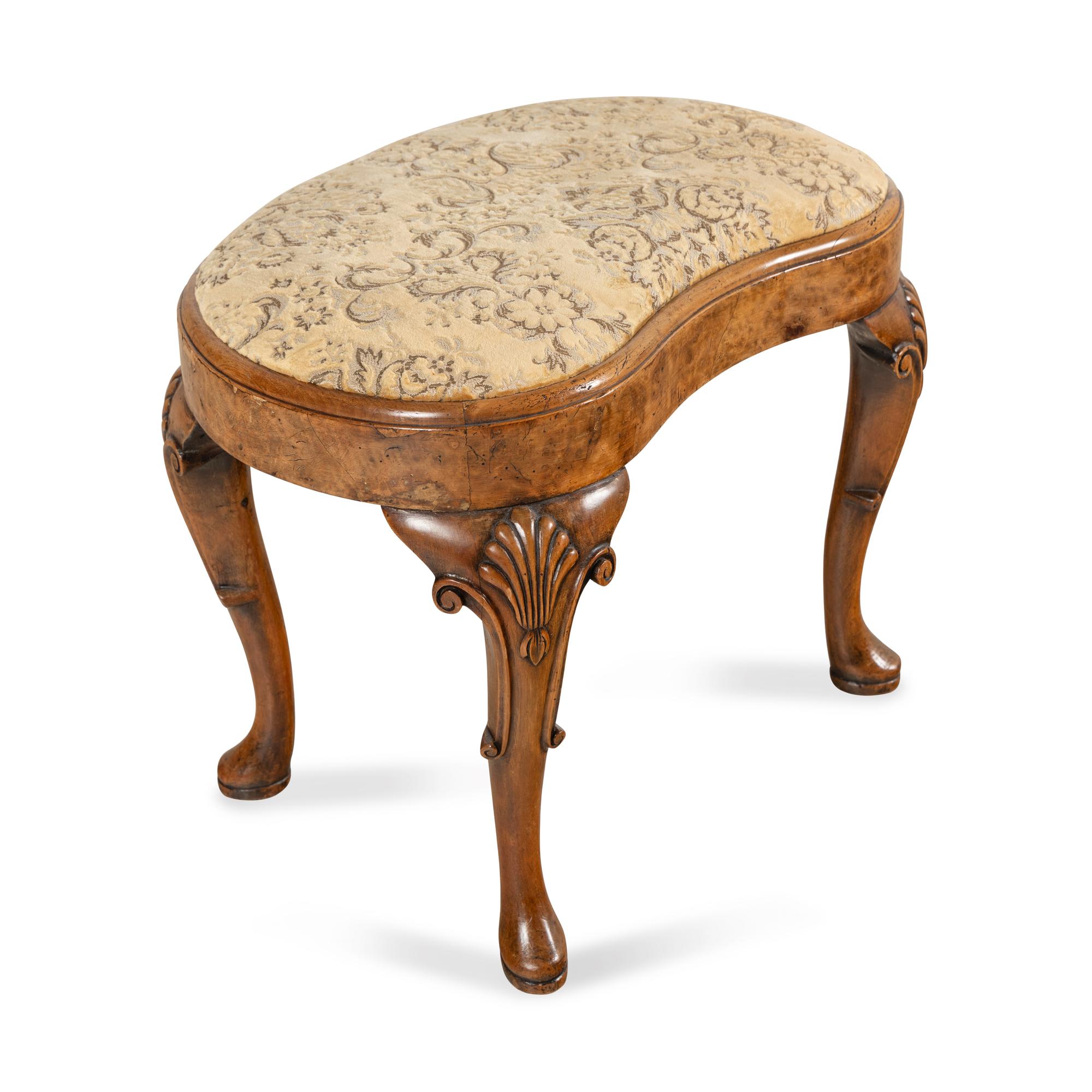 A George II Style Walnut Stool