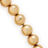 Yellow Gold Beaded Necklace