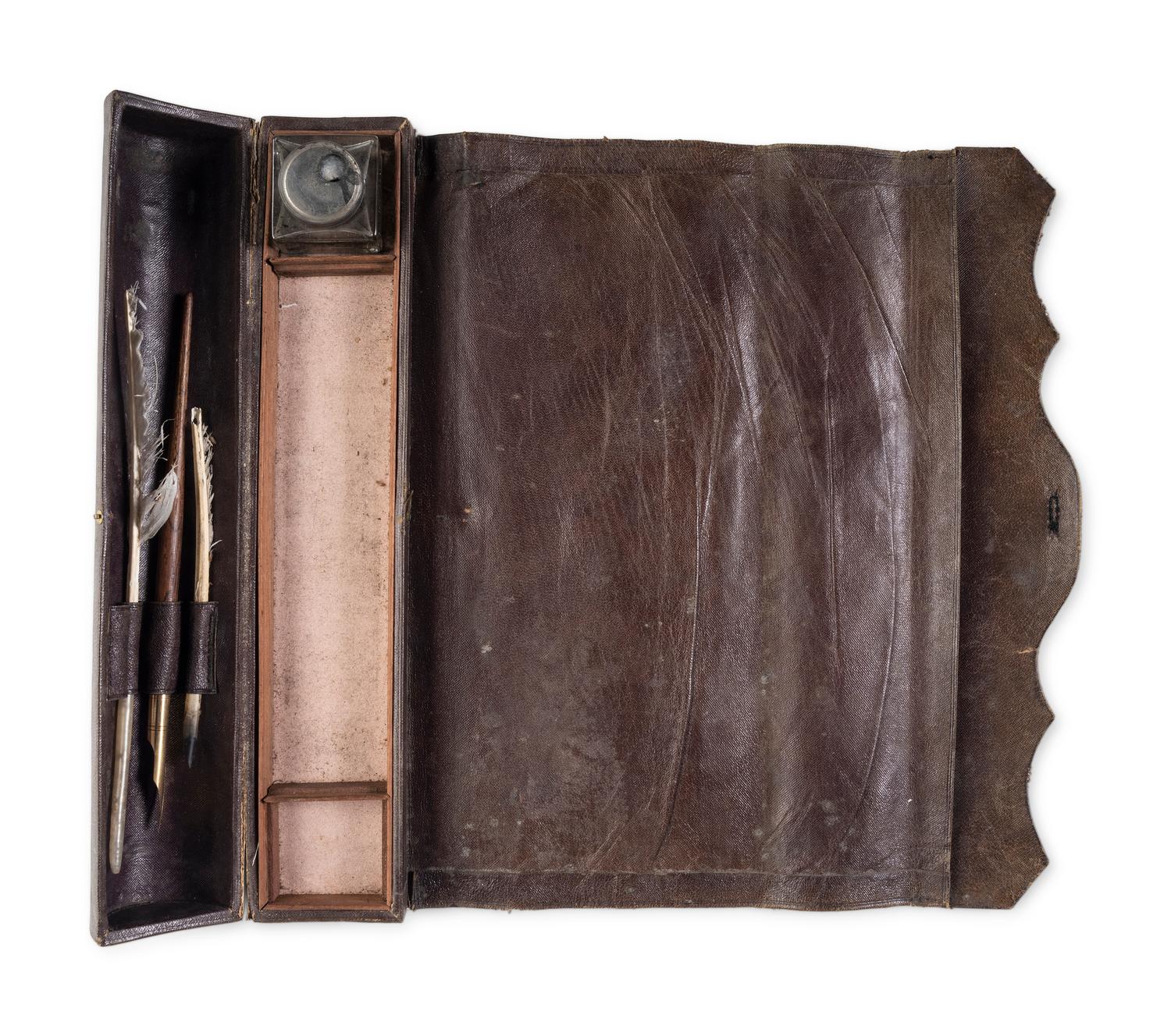 Civil War-period writing kit.