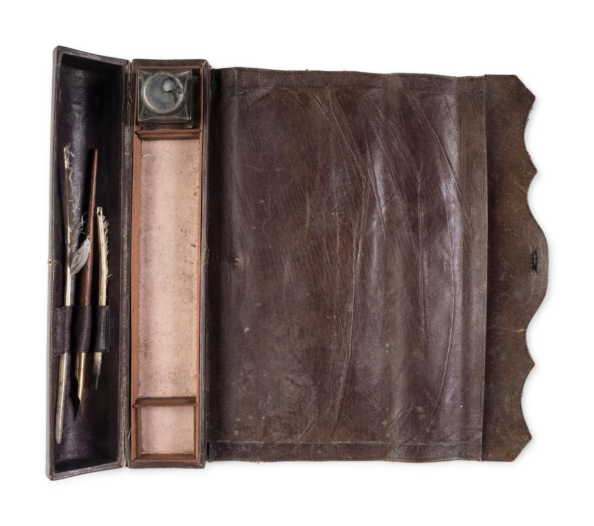 Civil War-period writing kit.