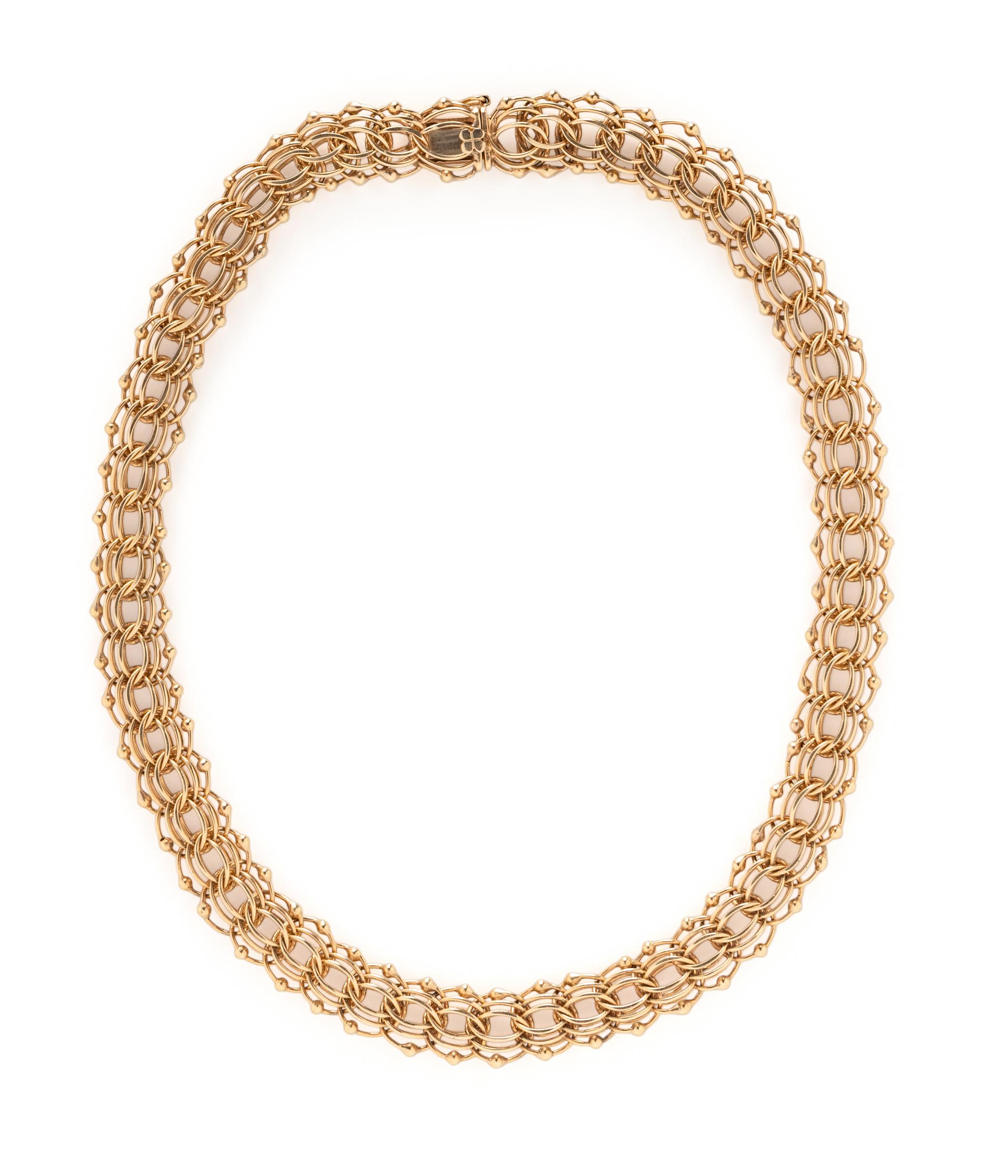 YELLOW GOLD NECKLACE