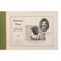 [MINING - NEVADA]. A group of 3 early mining images and a photograph booklet of mining activity in Virginia City, Goldfield, and Rawhide, Nevada, comprising: